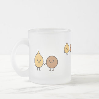 Funny Vegan Design with 2 Cute Beans Matglas Koffiemok
