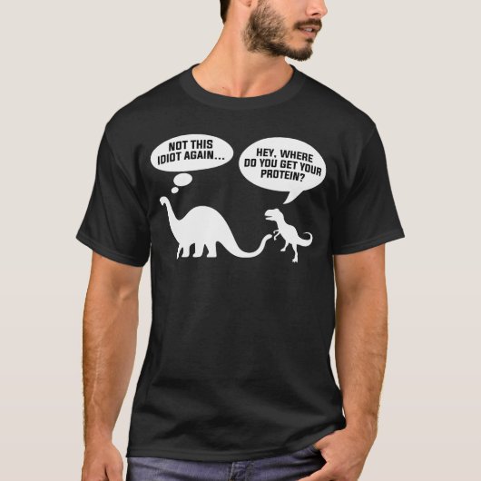Funny Vegan Mannen T shirt (Voorkant)