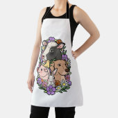 Funny Vegan Plant-kerstvrienden niet Schort (Insitu)