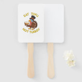 Funny Vegan Vegetarian Thanksgiving Meal Eat Tofu Handwaaier (Voorkant en achterkant)