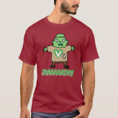 Funny Vegan Zombie Grains Halloween T-shirt (Voorkant)