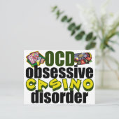 Funny Vegas Briefkaart (Staand voorkant)