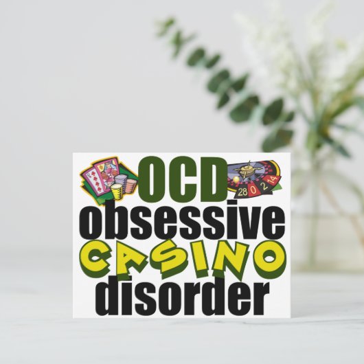 Funny Vegas Briefkaart (Staand voorkant)