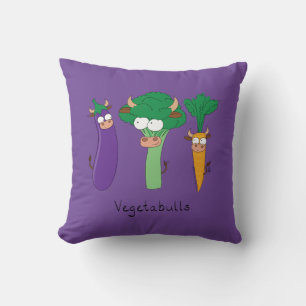 Funny Vegetables Cute Cartoon Kinder Kussen