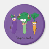 Funny Vegetables Cute Cartoon Kinder Magneet (Voorkant)