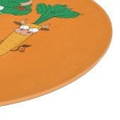 Funny Vegetables Cute Cartoon Kinder Snijplank (Hoek)