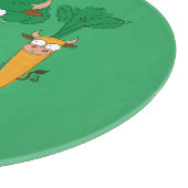 Funny Vegetables Cute Cartoon Kinder Snijplank (Hoek)