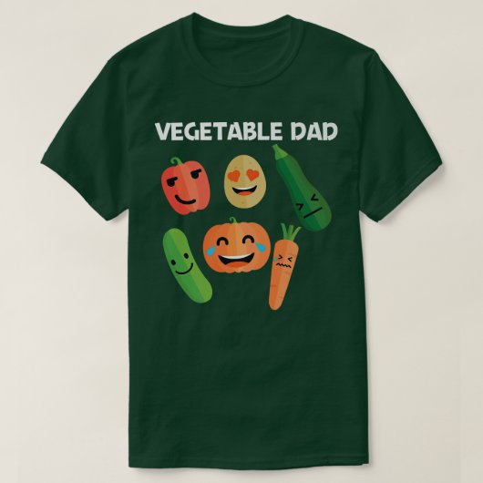 Funny Vegetables Design for Dad Mannen Heally Life T-shirt (Design voorkant)