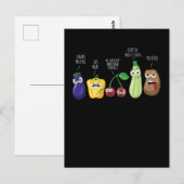 Funny Vegetables Humor Vegan Sarcastic Quote Briefkaart (Voorkant / Achterkant)