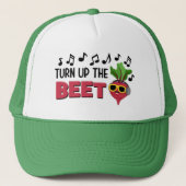 Funny Vegetables Trucker Hat - Draai het bier op Pet (Voorkant)