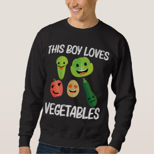 Funny Vegetables voor Jongens Kinder Fruit Veggies Trui