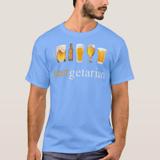 Funny Vegetarian Design Craft Beer for Brewery Lov T-shirt