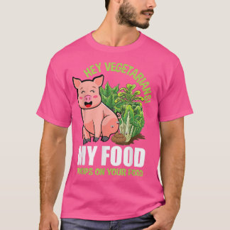 Funny Vegetarian Gezegde Veggie Plant T-shirt