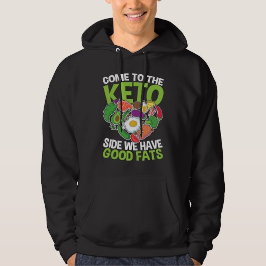 Funny Vegetarian Saying Healthy Diet Hoodie (Voorkant)