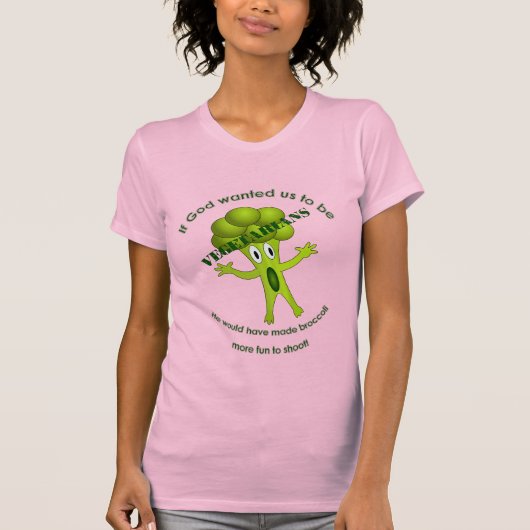 Funny Vegetarian Shirt (Voorkant)