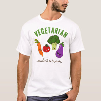 Funny Vegetarian Shirt - schattige kawaii-groenten