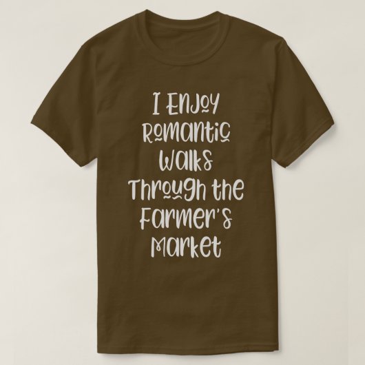 Funny Vegetarian Slogan T-shirt (Design voorkant)
