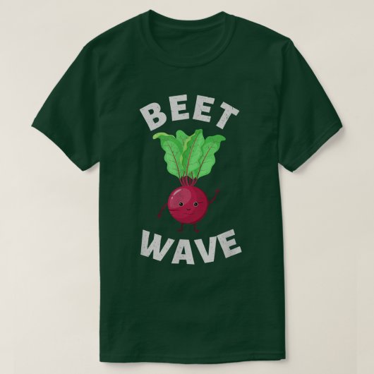 Funny Vegetarian Veggie Lover Beet Pun Dieticus T-shirt (Design voorkant)