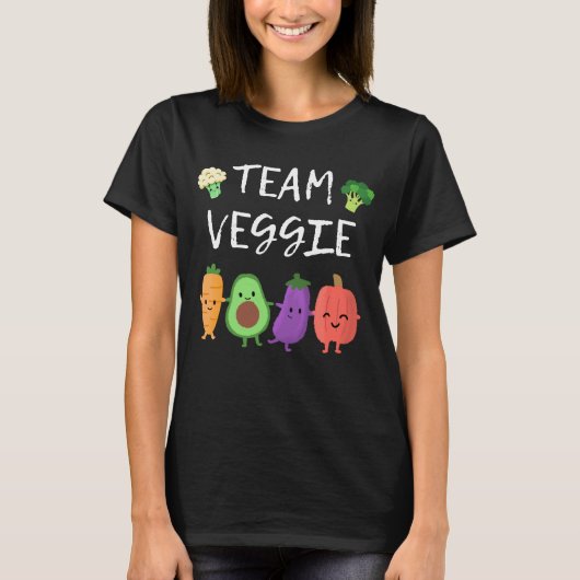Funny Veggie Vegan Plant Vegetarisch T-shirt (Voorkant)