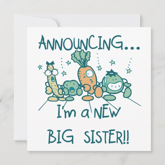 Funny Veggies New Big Sister (Voorkant)