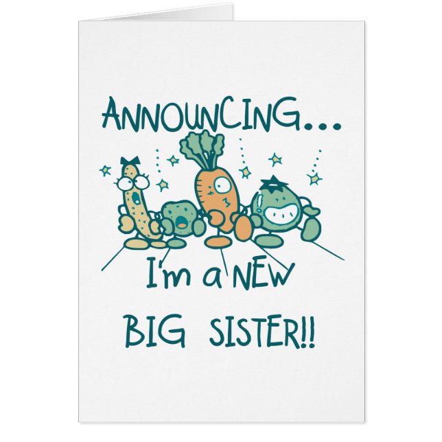 Funny Veggies New Big Sister (Voorkant)