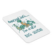 Funny Veggies New Big Sister Magneet (Rechterzijde)