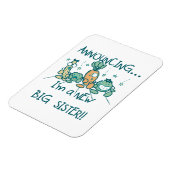 Funny Veggies New Big Sister Magneet (Linkerzijde)