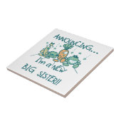 Funny Veggies New Big Sister Tegeltje (Zijkant)