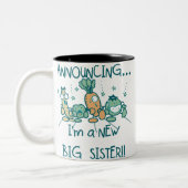 Funny Veggies New Big Sister Tweekleurige Koffiemok (Links)