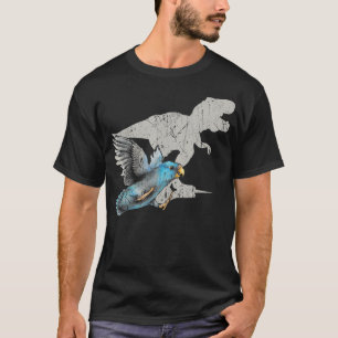 Funny Velociraptor Turquoise Parrotlet Cute T-shirt
