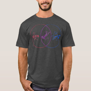 Funny Venndiagram aardige eend zeldzame platypus s T-shirt