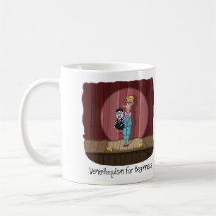 Funny Ventriloquism voor Beginners Kaart of gift. Koffiemok