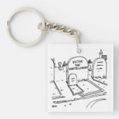 Funny Ventriloquist Joke over Ventriloquisme Sleutelhanger (voorkant)