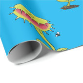 Funny Venus vliegende cartoon illustratie Cadeaupapier (Rol Hoek)