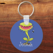 Funny Venus vliegende cartoon illustratie Sleutelhanger (Voorkant)