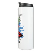 Funny Vergeet niet te Drinken Thermosbeker (Geroteerd rechts)