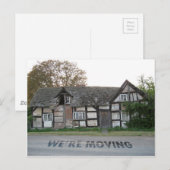 Funny Verhuiskaart Briefkaart (Voorkant / Achterkant)