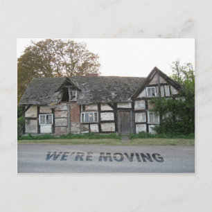 Funny Verhuiskaart Briefkaart
