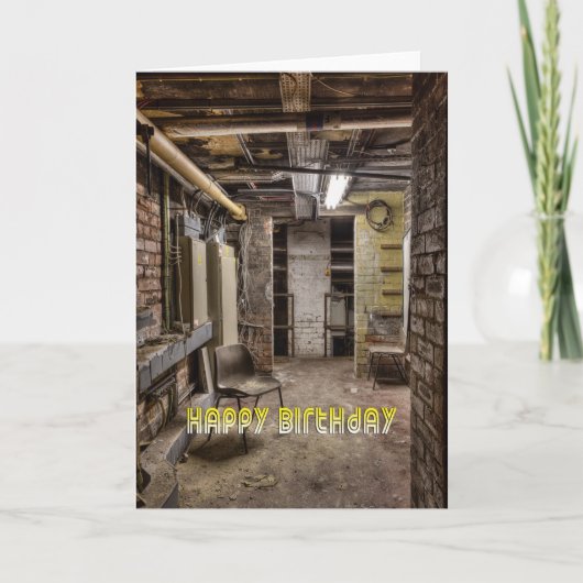 Funny verjaardagskaart kaart (Voorkant)