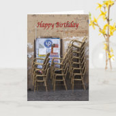 Funny verjaardagskaart kaart (Gele Bloem)