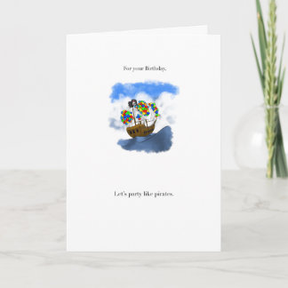 Funny verjaardagskaart kaart