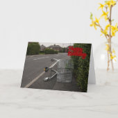 Funny verjaardagskaart kaart (Gele Bloem)