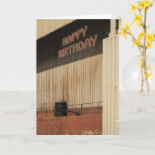 Funny verjaardagskaart kaart (Gele Bloem)