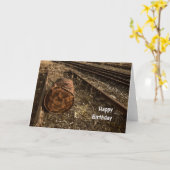 Funny verjaardagskaart kaart (Gele Bloem)