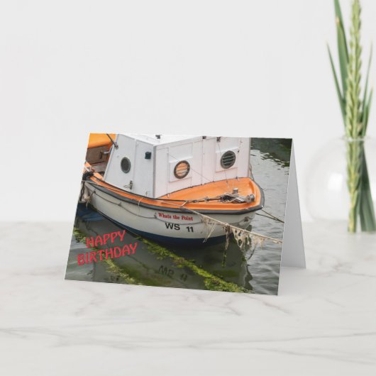 Funny verjaardagskaart kaart (Voorkant)