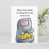 Funny verjaardagskaart kaart (Staand voorkant)