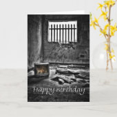 Funny verjaardagskaart kaart (Gele Bloem)