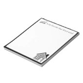 Funny "verkocht is mijn favoriete" Realtor House Notitieblok (Linkerzijde)