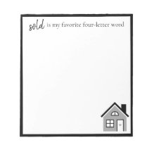 Funny "verkocht is mijn favoriete" Realtor House