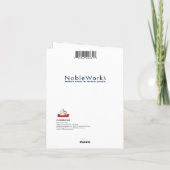 Funny Verlate Verjaardag Kaart - Trick to Remember (Achterkant)